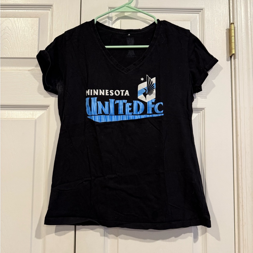 Minnesota United FC Black Fitted T-Shirt